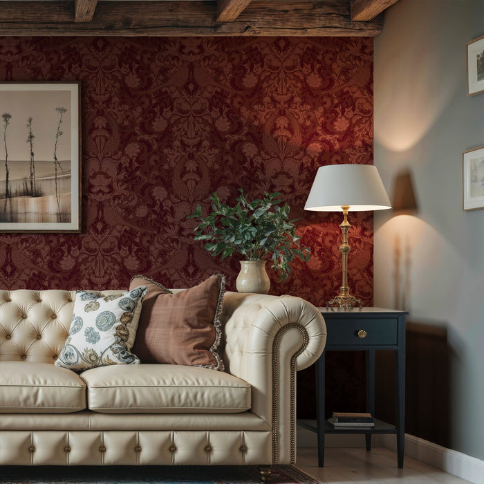 Dark Red Wallpaper: Deep, Dramatic Shades