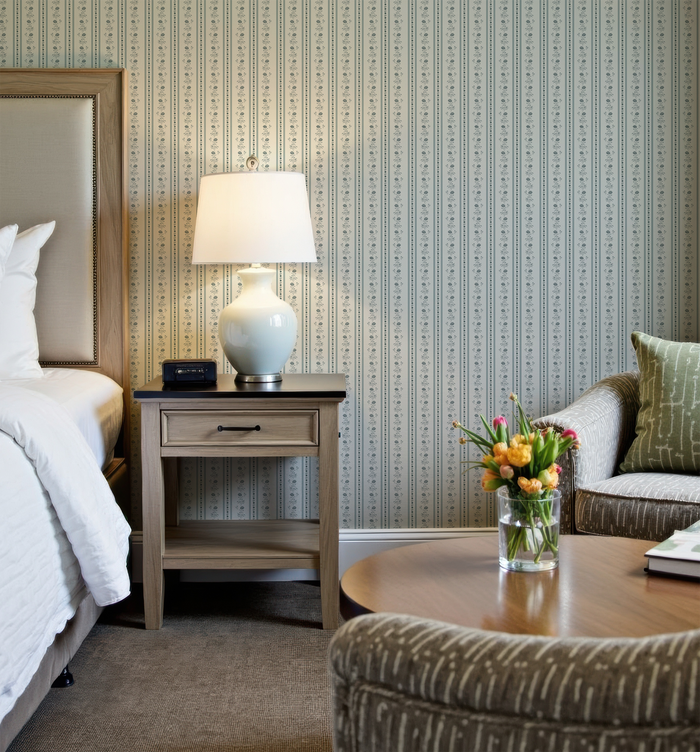 Blue Striped Wallpaper: Fresh, Classic & Made in Your Shade