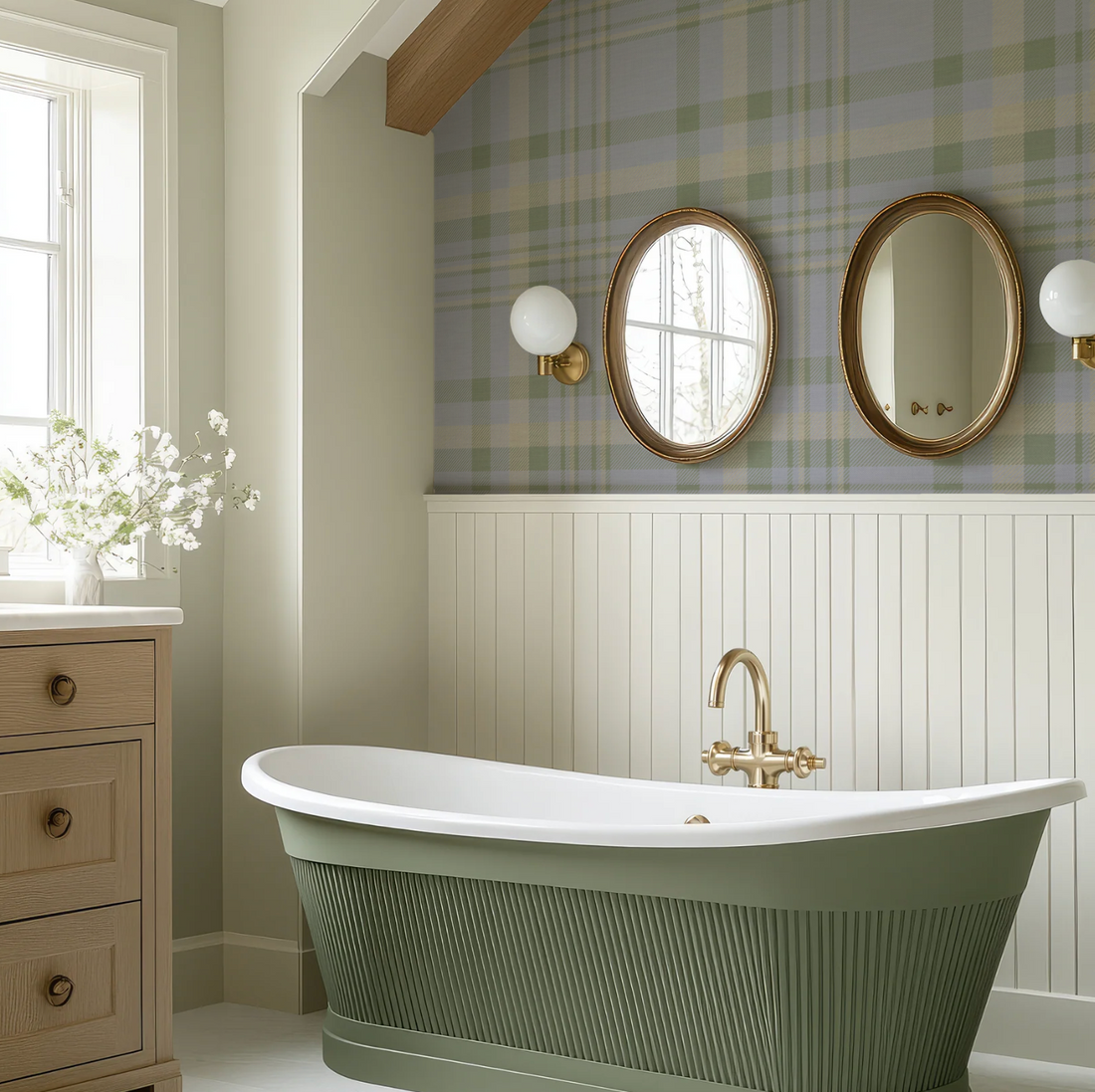 How to Wallpaper a Ceiling