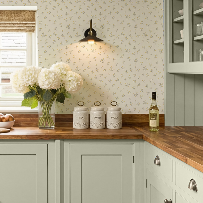 Meadow & Wildflower Wallpaper: A Field in Bloom, Made in Your Colour Way