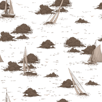 Albatross  Pattern - Autumn Colourway