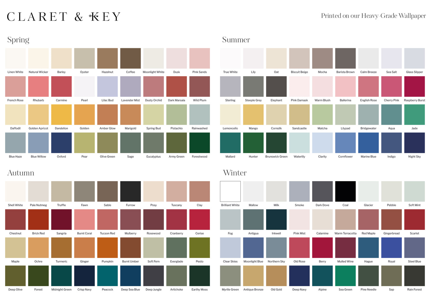 Color Chart Sample