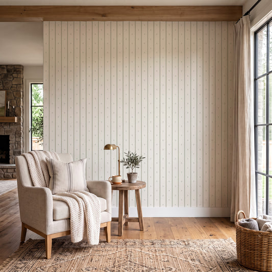 Hester Spring in Small Armchair in Modern Farmhouse Lounge