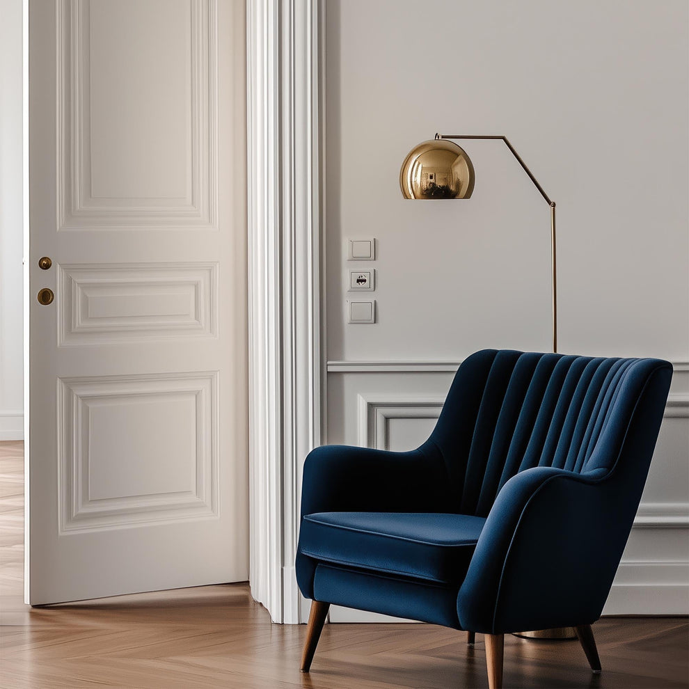 Blanche | Classic Cloud Etching Inspired Wallpaper by Claret & Key